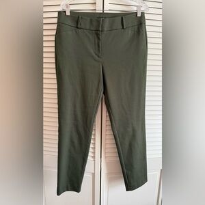 Loft.  Olive Green Pants. Size 8
